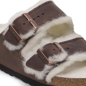 Sandalen Birkenstock Arizona Shearling Embossed Oiled Leather image-5
