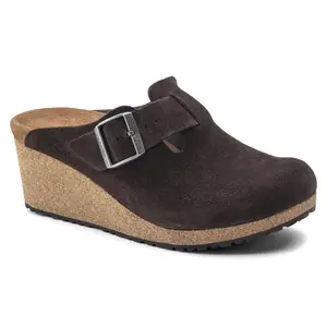 Women's clogs Birkenstock Fanny Suede Leather image-1