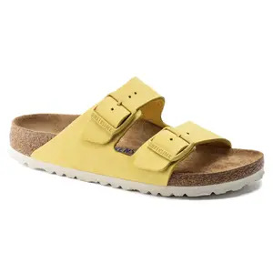 Nubuck leather sandals Birkenstock Arizona image-1