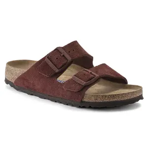 Sandales Birkenstock Arizona BS Suede Leather image-0