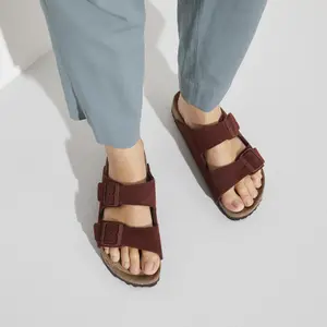Sandals Birkenstock Arizona BS Suede Leather image-6