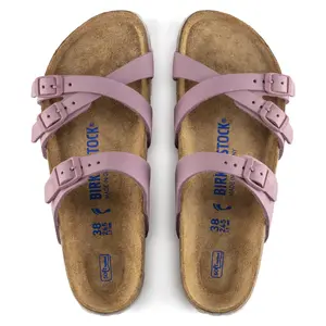 Mules femme Birkenstock Franca Nubuk Leather image-3