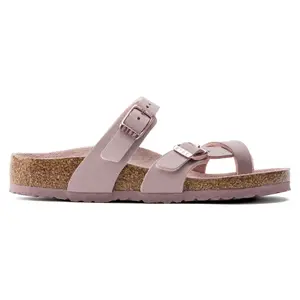 Nubuck Leather Sandals Girl Birkenstock Mayari Birko-Flor image-0
