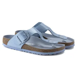 Sandales femme Birkenstock Gizeh Big Buckle Natural Leather Patent image-1