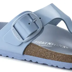 Sandales femme Birkenstock Gizeh Big Buckle Natural Leather Patent image-3