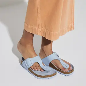 Sandales femme Birkenstock Gizeh Big Buckle Natural Leather Patent image-6