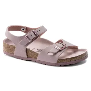 Sandales cuir nubuck jeune fille Birkenstock Rio Birko-Flor image-1