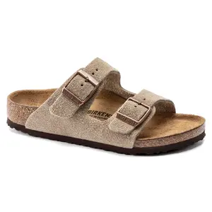 Sandali in pelle scamosciata bambino Birkenstock Arizona image-1