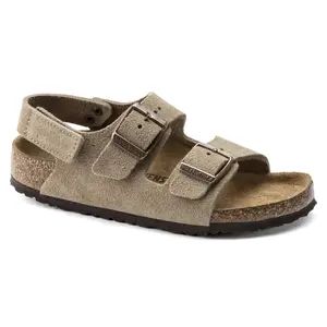 Leather sandals for children Birkenstock Milano HL Suede image-2
