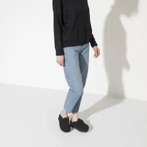 Ciabatte da donna Birkenstock Boston Big Buckle Platform Fur image-3