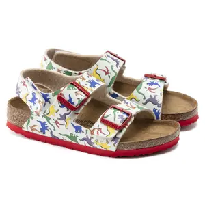 Baby boy sandals Birkenstock Milano Birko-Flor image-3