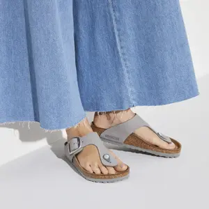 Flip-Flops für Damen Birkenstock Gizeh Big Buckle Nubuk Leather image-5