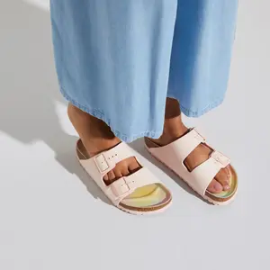 Women's nubuck leather sandals Birkenstock Arizona Birko-Flor image-3