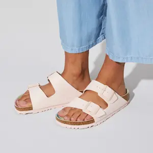 Women's nubuck leather sandals Birkenstock Arizona Birko-Flor image-4