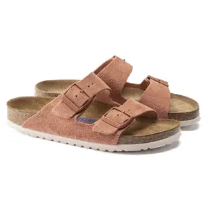Mules femme Birkenstock Arizona Suede Leather image-1