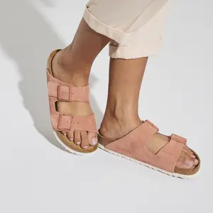 Women's mules Birkenstock Arizona Suede Leather image-6