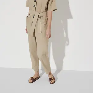 Women's mules Birkenstock Madrid Big Buckle Natural Leather Patent image-6