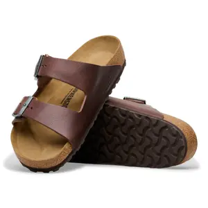 Sandals Birkenstock Arizona Grip Natural Leather image-2