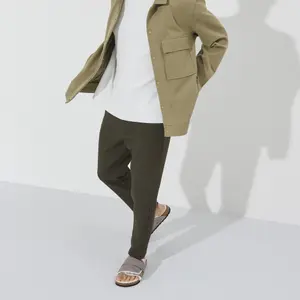 Suede/fur sheepskin slippers for kids Birkenstock Kyoto image-5