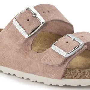 Sandálias femininas Birkenstock Arizona Soft Footbed Suede Leather image-5
