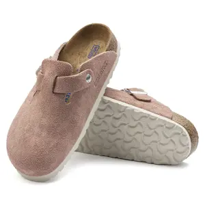 Sabots suède estampé Birkenstock Boston image-4