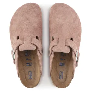 Sabots suède estampé Birkenstock Boston image-3