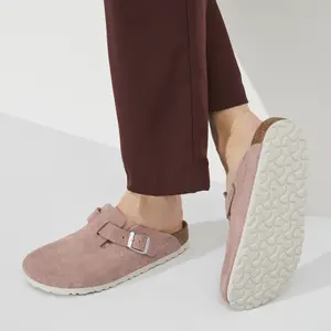 Sabots suède estampé Birkenstock Boston image-5