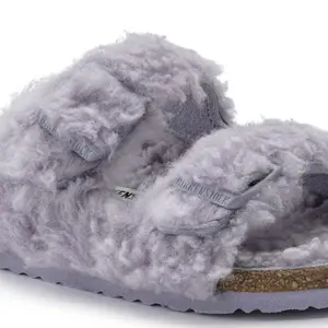 Girl's sandals Birkenstock Arizona Fur image-5
