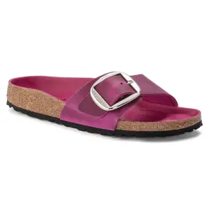 Mules i oljat läder för kvinnor Birkenstock Madrid image-1