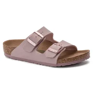 Children's nubuck leather sandals Birkenstock Arizona Birko-Flor image-1