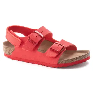 Sandali da ragazzo in pelle nabuk Birkenstock Milano Birko-Flor image-1