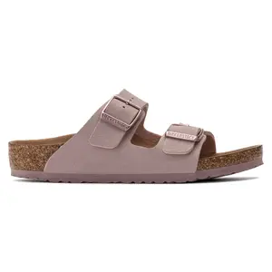 Sandali in pelle nabuk per bambini Birkenstock Arizona Birko-Flor