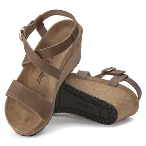 Sandales cuir huilé femme Birkenstock Sibyl image-2