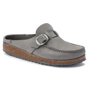 Damesklompen van nubuckleer Birkenstock Buckley image-1