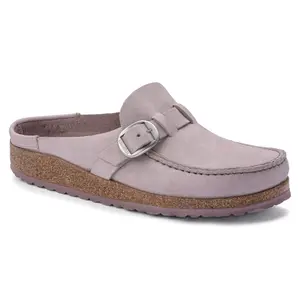 Damesklompen van nubuckleer Birkenstock Buckley image-1