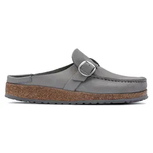 Damesklompen van nubuckleer Birkenstock Buckley