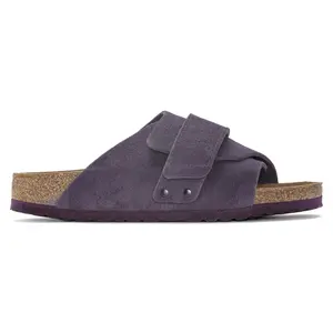 Women's suede leather sandals Birkenstock Kyoto image-0