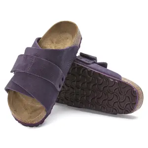 Women's suede leather sandals Birkenstock Kyoto image-4