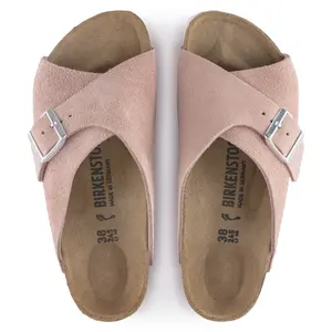 Sandalen für Frauen Birkenstock Arosa Suede Leather image-3