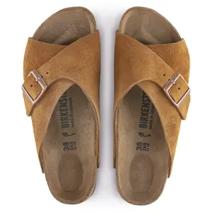 Women's sandals Birkenstock Arosa Suede Leather image-4