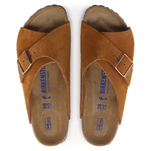 Sandalias de mujer Birkenstock Arosa Soft Footbed Suede Leather image-3