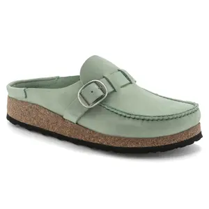 Damesklompen van nubuckleer Birkenstock Buckley image-1