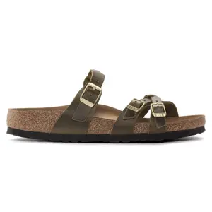 Sandales cuir huilé femme Birkenstock Franca Braid image-0