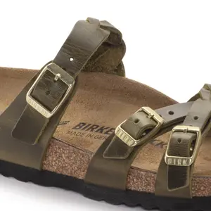 Sandales cuir huilé femme Birkenstock Franca Braid image-4