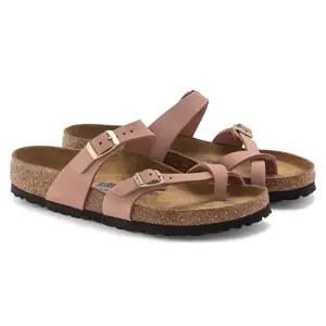 Women's nubuck leather sandals Birkenstock Mayari image-1