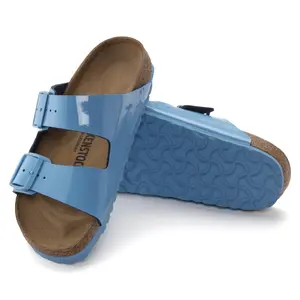 Mules femme Birkenstock Arizona Birko-Flor Patent image-3