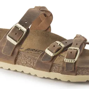Pantoletten für Damen Birkenstock Franca Oiled Leather image-5