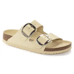 Women's mules Birkenstock Arizona Big Buckle Natural Leather Patent image-1