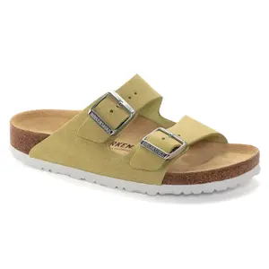 Women's suede leather sandals Birkenstock Arizona image-1