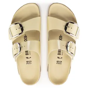 Women's sandals Birkenstock Arizona Big Buckle Natural Leather Patent image-3